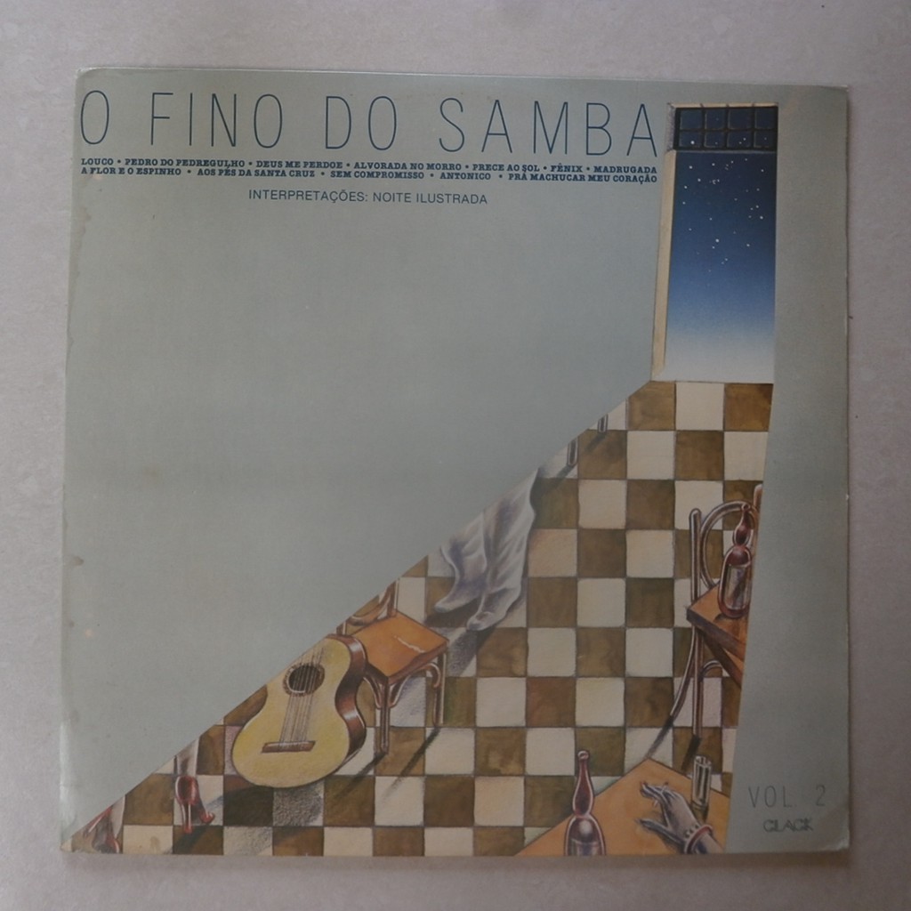 lp noite ilustrada 1981 o fino do samba vol.2, disco de vinil raro
