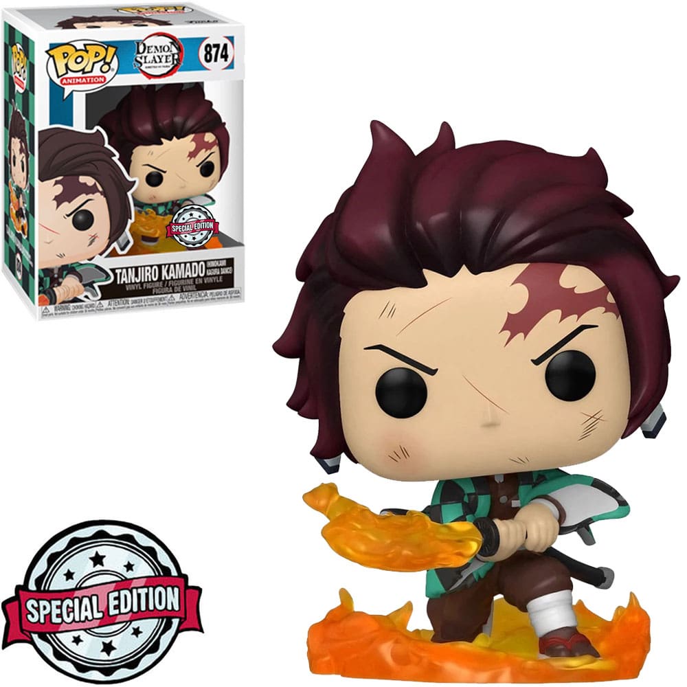 Funko Pop Demon Slayer Tanjiro Hinokami Kagura Dance Special Edition 874 Novo Original