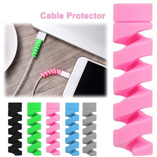 KIT 4 cabo silicone espiral protetor para iphone carregador fone de ouvido em Oferta na Shopee