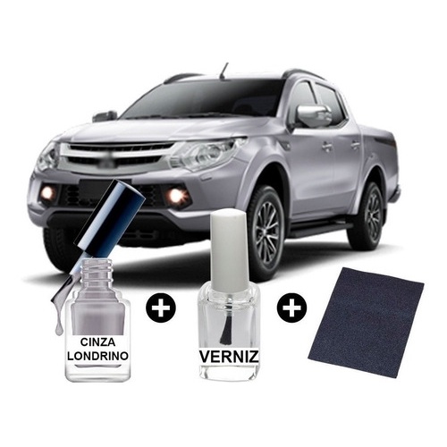 Tinta Tira Risco Automotiva L200 Londrino Cinza