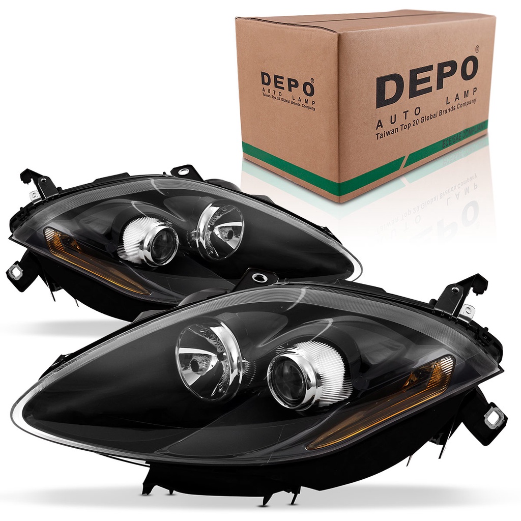 Farol Bravo 2010 2011 2012 2013 2014 2015 2016 Foco Duplo Máscara Negra - Spare Parts and Accessories for Vehicles