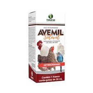 Avemil 20 Ml - Antidiarréico Para Aves - Antimicrobiano em Oferta na Shopee