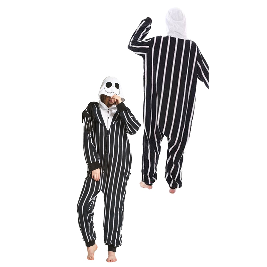 Pijama Jack Macacão Infantil Promoção Kigurumi Jack Skellington O Estranho Mundo de Jack