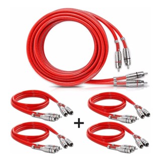 Kit 01 Cabo 5 Stetsom + 04 Rca 1 Metro Blindado P/ Crossover em Oferta na Shopee