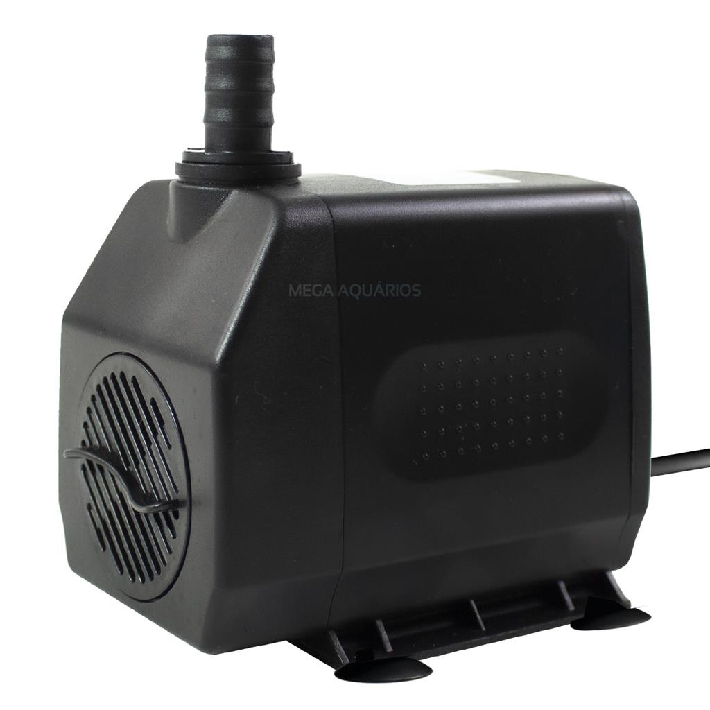 Bomba submersa motor HBO-500 3000lh 45W aquário até 600l lago chafariz cascata sobe água 3m