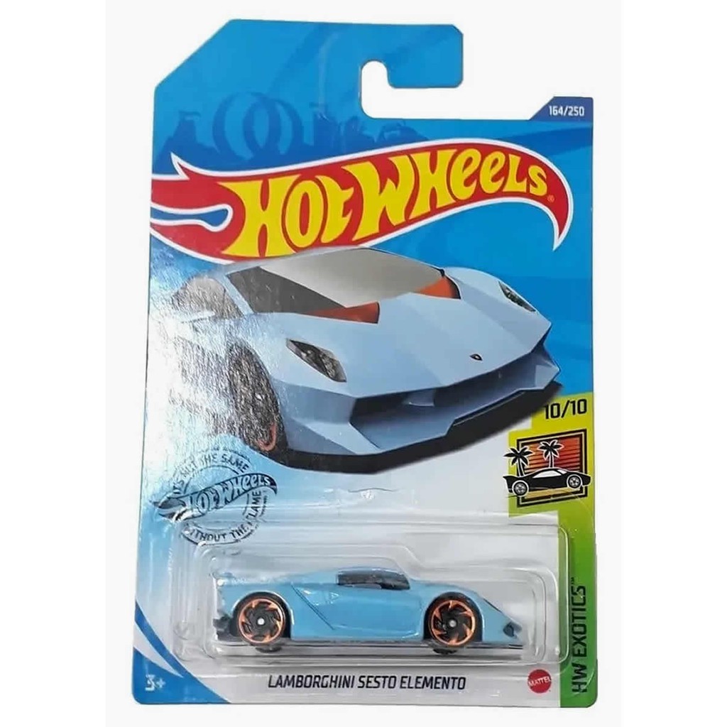 Hot Wheels - Lamborghini Sesto Elemento Azul - HW Exotics 10/10 | Shopee  Brasil