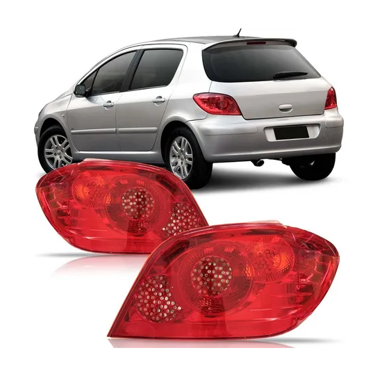 Lanterna Traseira Peugeot 307 Hatch 2007 2008 2009 2010 2011