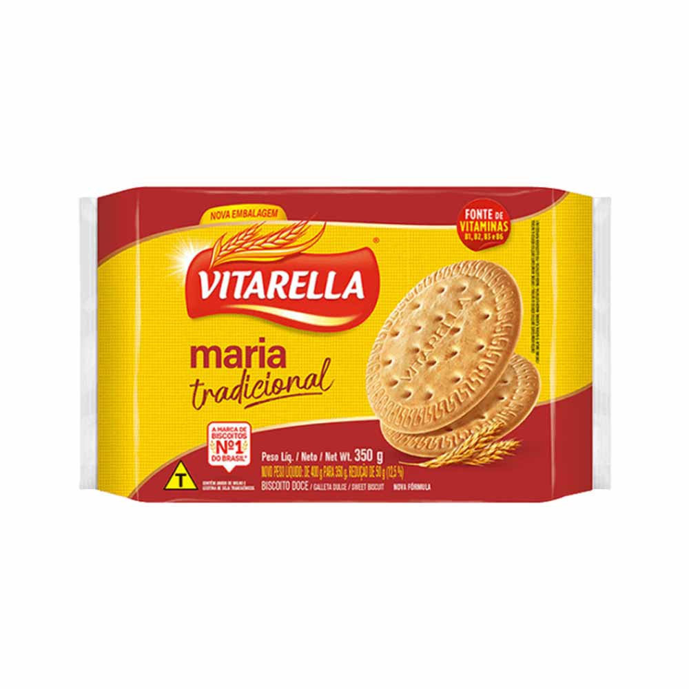 Biscoito Doce Maria Tradicional 350g - Vitarella