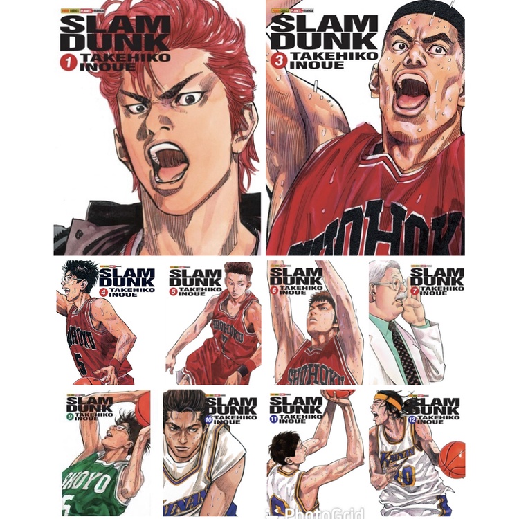 Mangá Slam Dunk vol.1 ao vol.24 (Novo - Lacrado)