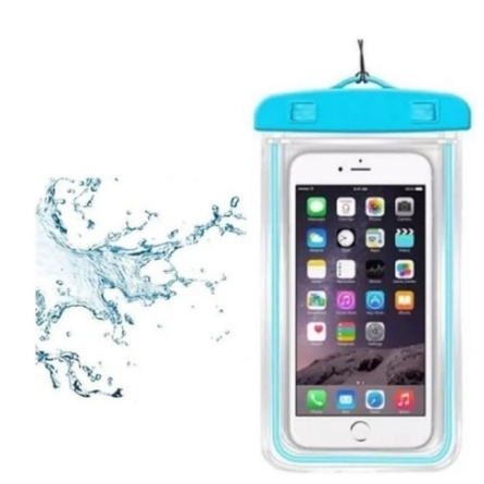 Capa Capinha Bolsa Celular A Prova Dágua Proteção Impermeável Mergulhos Aquáticas Chuva Smartphone Documento Praia Piscina Foto Pronta Entrega