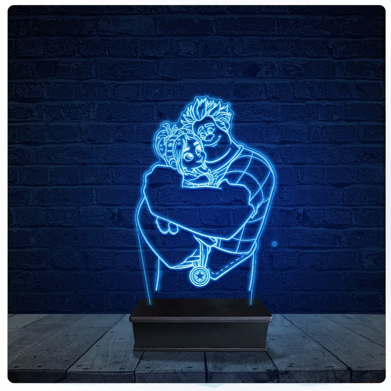 Luminária Led Acrilico Abajur - Disney Detona Ralph 02
