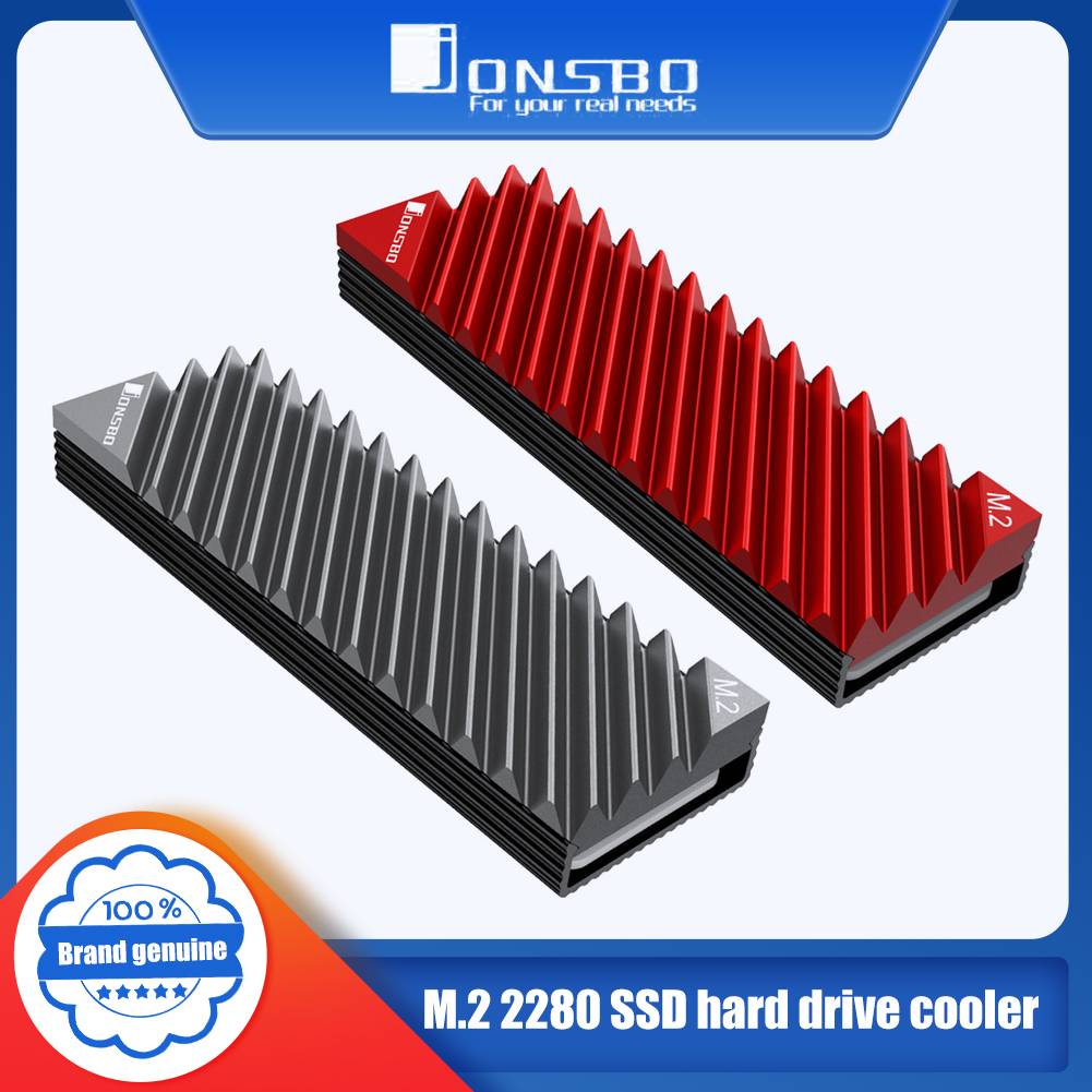 Jonsbo M.2 Nvme M2 Ssd Dissipador De Calor 2280 Solid State Disko Rígido Dissipador De Calor De Alumínio Com Almofada Térmica Pc Desktop Junta Térmica