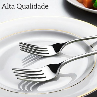 6 Peças Garfo De Mesa  Aço Inox  Adequado Para Hotéis E Restaurantes