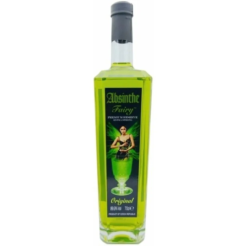 Bebida Absinto Fairy Reserve Especial Premium Absinthe Fada Verde 89,9% álcool Destilado Licor