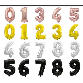 Balao Numero 70cm Metalizado em Oferta na Shopee