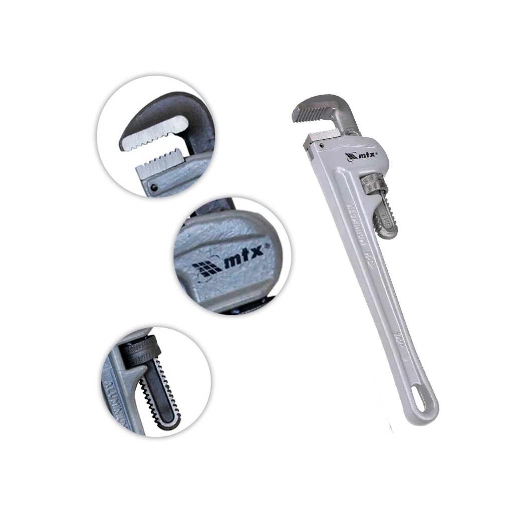 Chave Grifo 14 Tipo Americana Profissional Em Alumínio Mtx