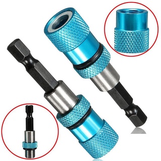 Durable Soquete Chave De Fenda Bit Adaptador Furadeira Magnética Azul 1 Pc Haste Titular