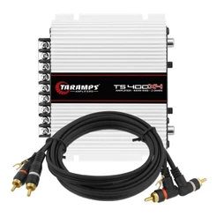 Modulo Amplificador Taramps Ts400x4 400 Watts Rms + 01 Cabo Rca 1,5 Metros
