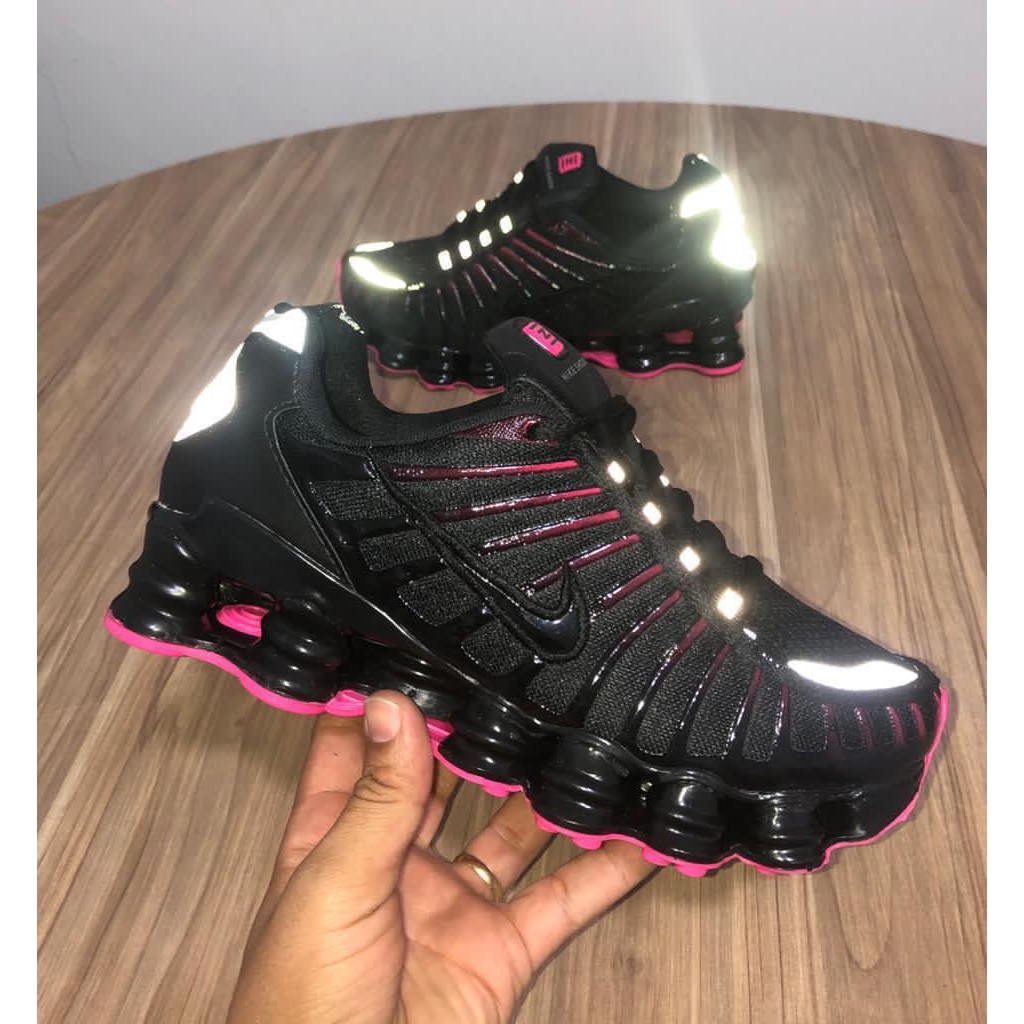 T Nis Nike Shox Molas Refletivo Linha Premium Shopee Brasil