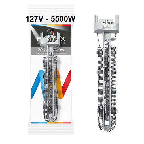 Resistência para Ducha Advanced Eletrônica, Ducha Top Jet Eletrônica Lorenzetti 127v 5500w Pratimix