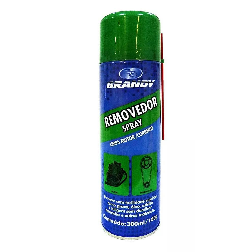 Removedor Limpa Corrente Motor Carros / Motos Spray Lata 300ml/180g - Brandy