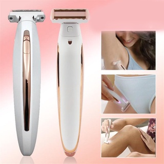 Aparador De Cabelo Elétrico Feminino Barbeador Seco E Úmido Depiladora