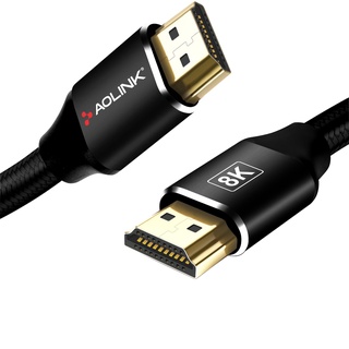 Cabo HDMI 2.1 8K 48Gbps 1,5m 4K 120Hz Blindado HDR eARC ARC PS5 Xbox Series TV Monitor Aolink