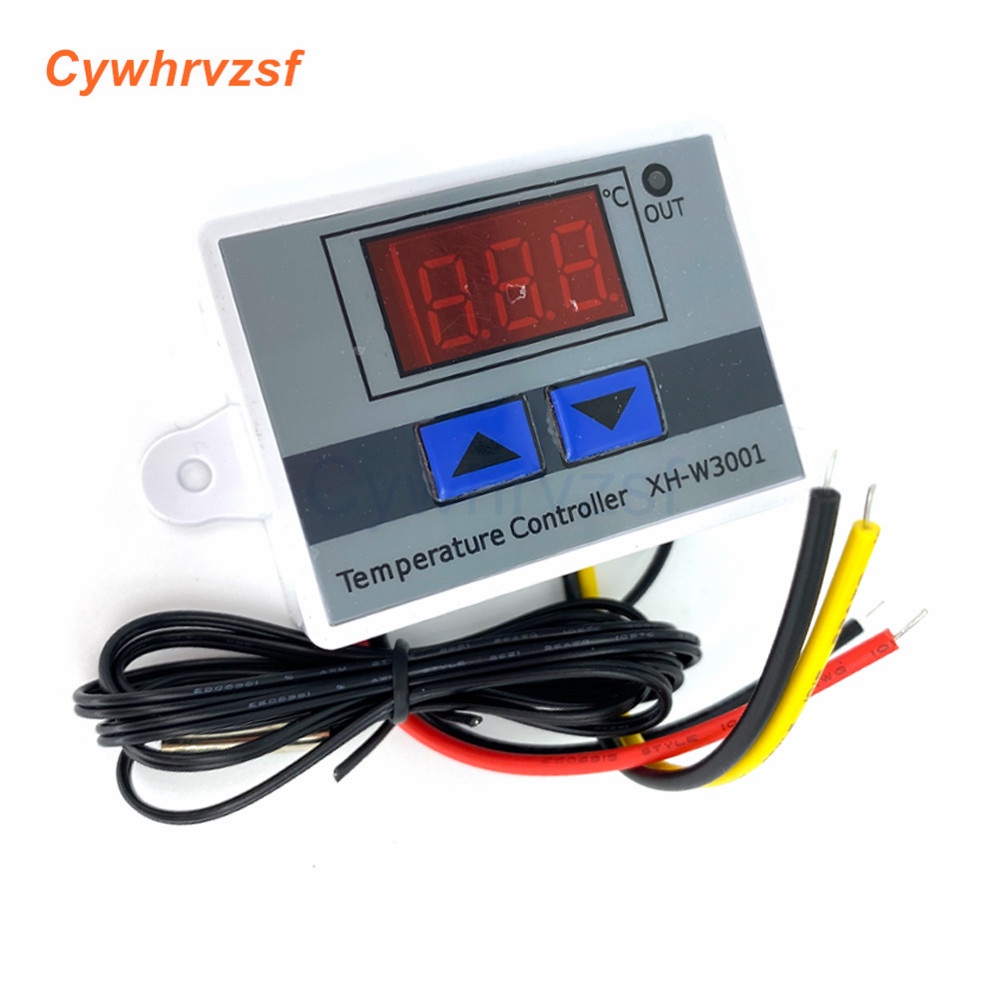 Xh-w3001 Termostato Controlador De Temperatura Digital 110-220V 12V 24V 10A Com Sonda