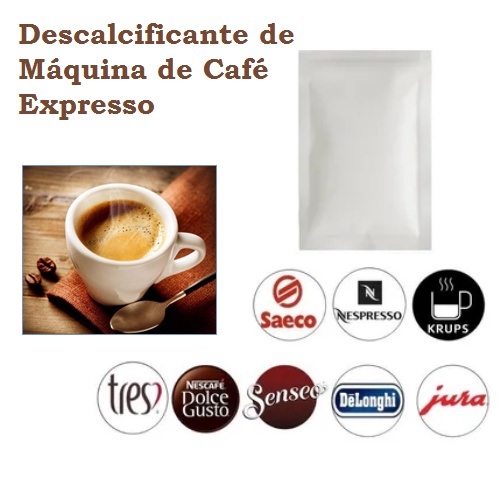 1 Descalcificante Cafeteira Nespresso Dolce Gusto 3 Corações