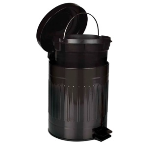 Lixeira Retro Preta 5 Litros 008239 Mor em Oferta na Shopee