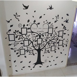 Adesivo Decorativo Árvore Genealógica Fotos Da Família em Oferta na Shopee