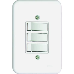Interruptor 3 Teclas Simples Linha Pollar Radial 1901.004