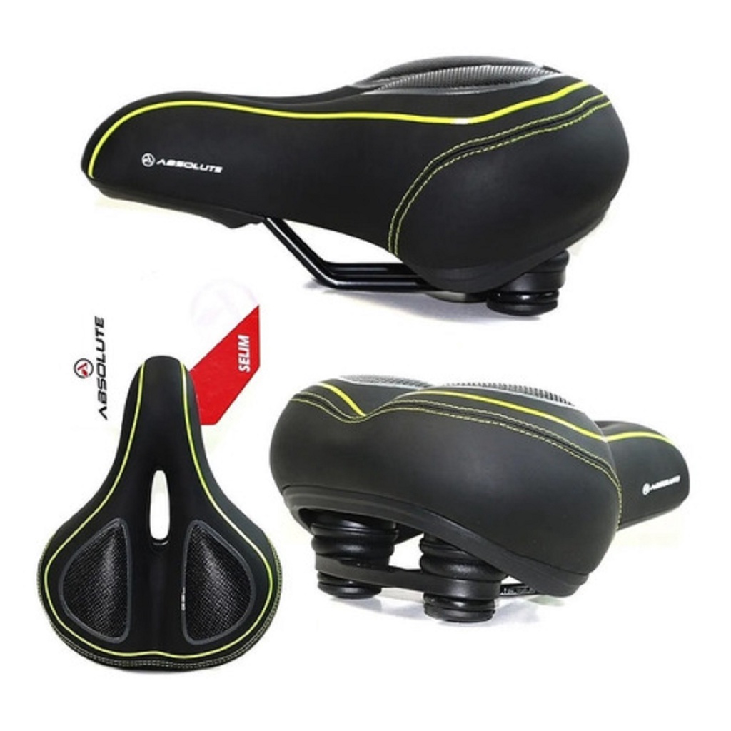 Selim Mtb Gel Absolute Pu Cian Elastomero Cavidade