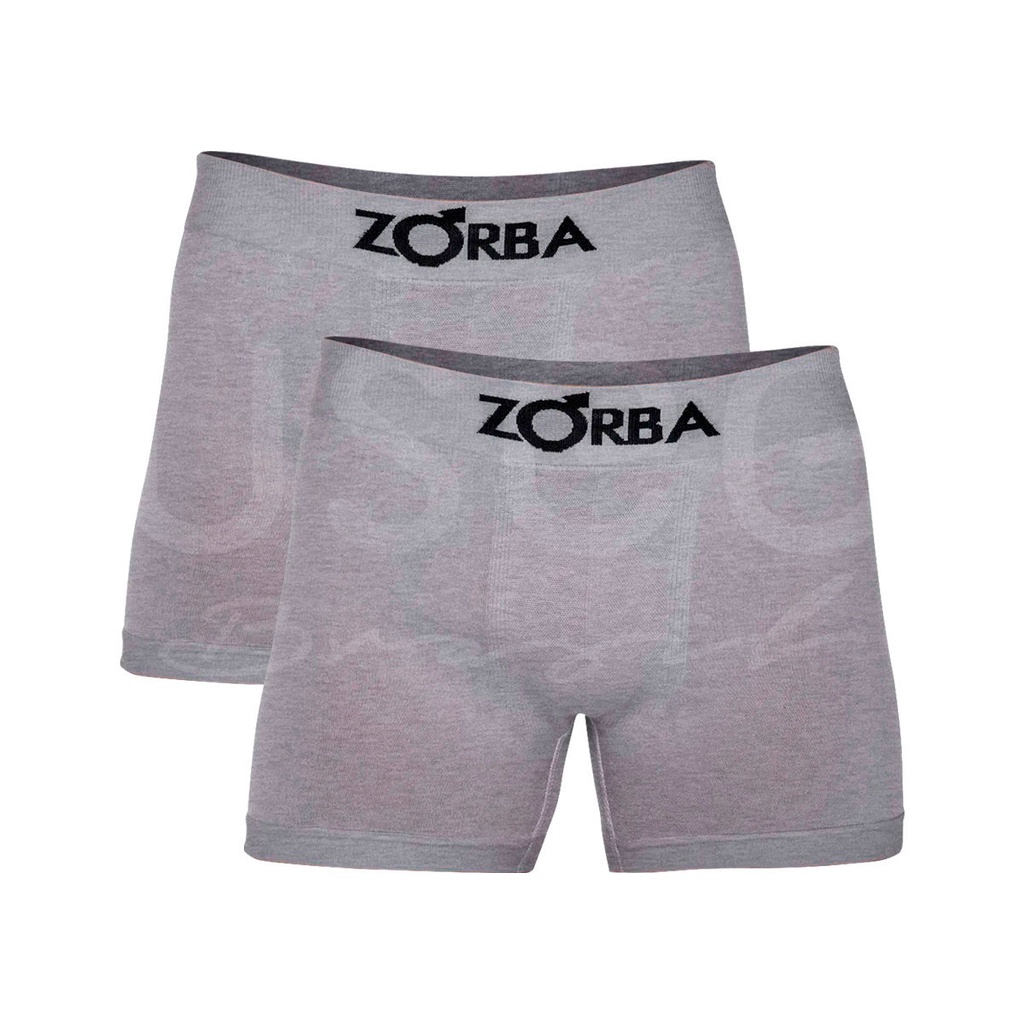 Kit Com 2 Cuecas Boxer Sem Costura Algodão Zorba