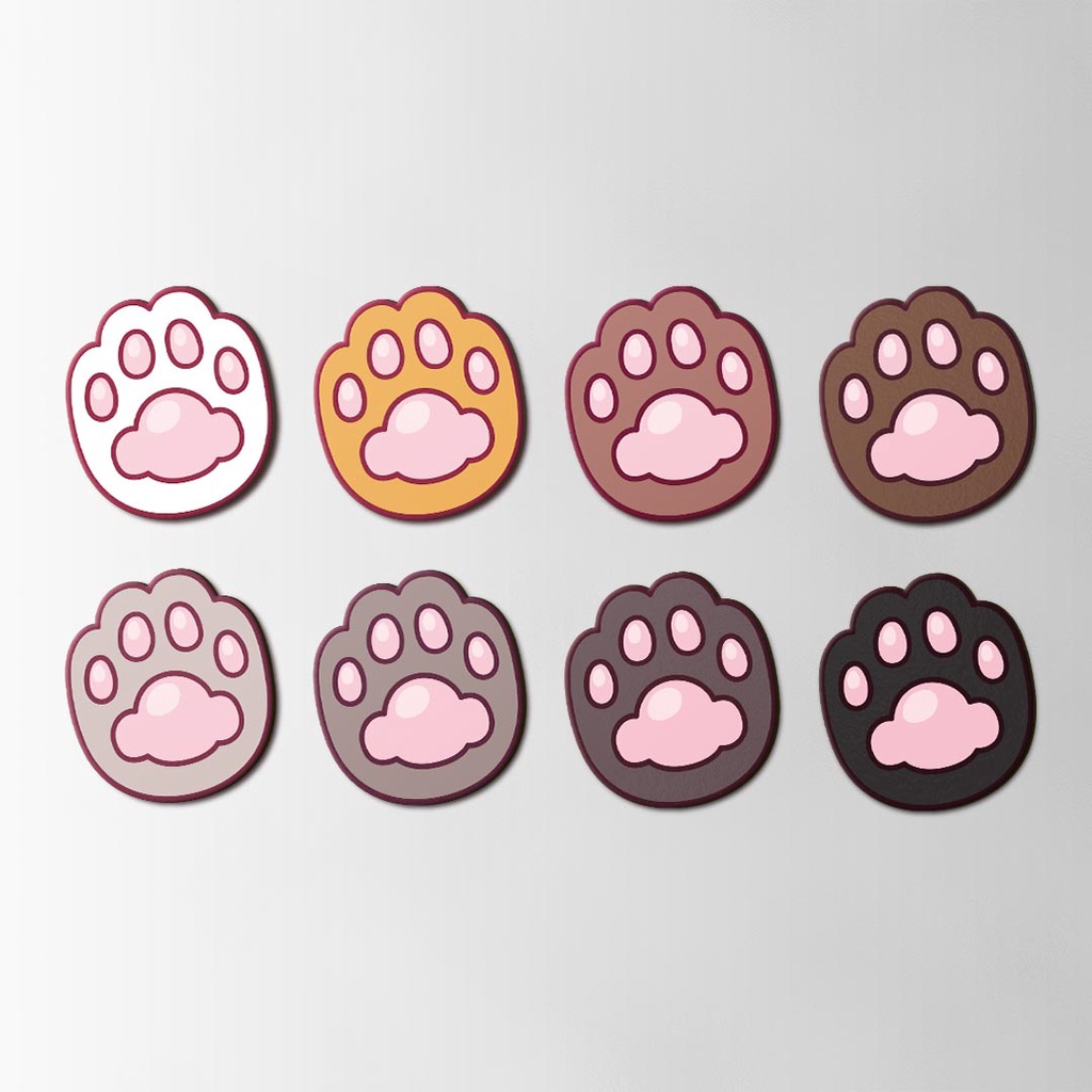 Kit 8 Ímãs De Geladeira Patinhas Pet Animais Pata Cachorro Gato Coelho Quadro de Metal Mural em Oferta na Shopee