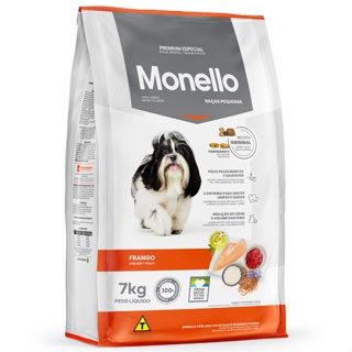 Ração Monello Dog Cães Adultos De Raças Pequenas 07 Kg em Oferta na Shopee