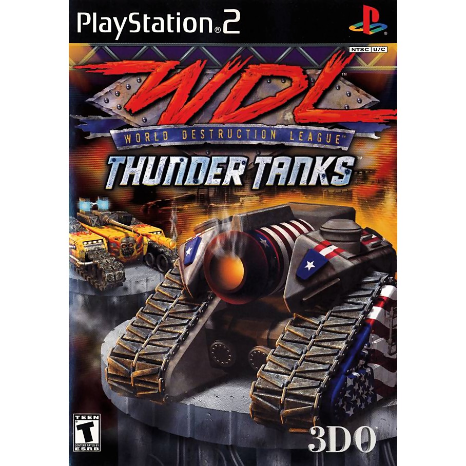 World Destruction League  Thunder Tanks jogo playstation ps2