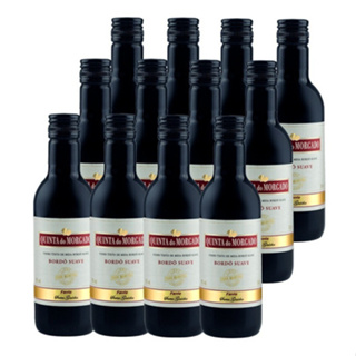 Pack 12 Un Mini Vinho Quinta Do Morgado Bordo Suave 245ml em Oferta na Shopee