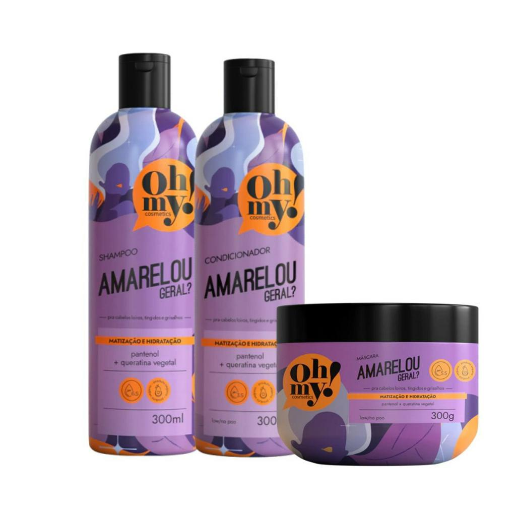 Shampoo Condicionador e Máscara 300g Amarelou Geral? Oh My!