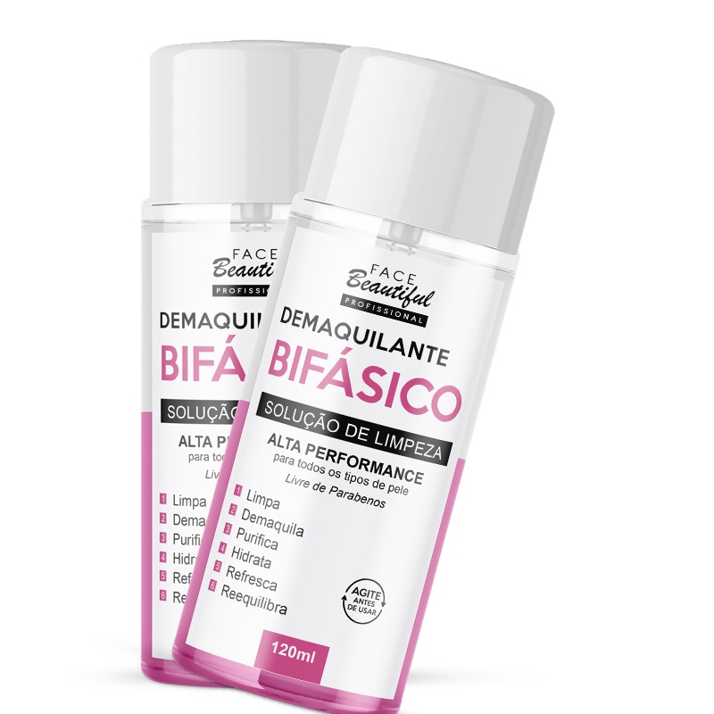 Demaquilante Face Beautiful Bifásico Alta Performance 120 ml