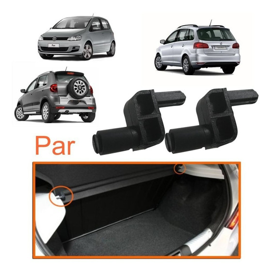 Par Pino Suporte Dobradiça Tampão Bagagito Gol G4 G5 G6