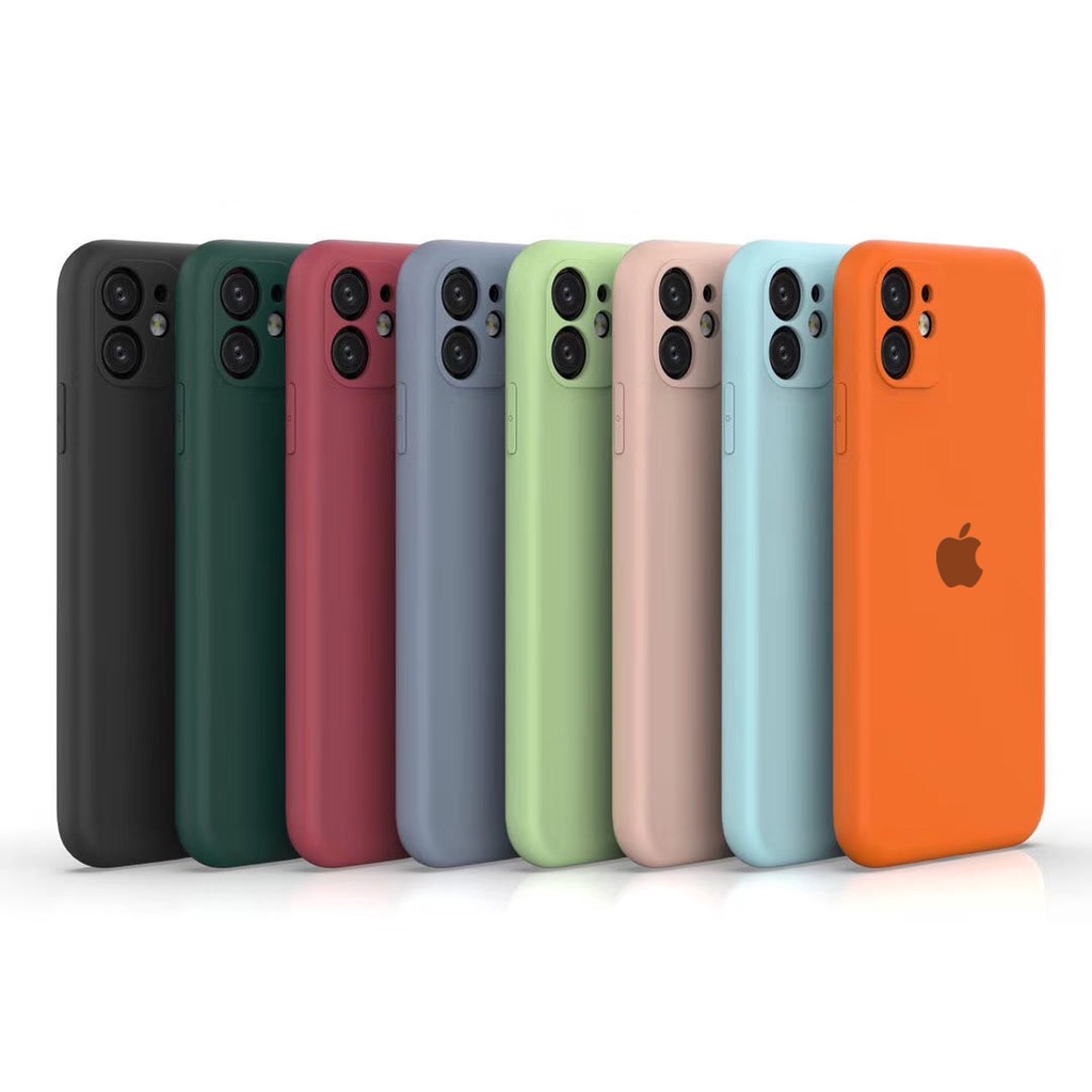 Capa de Silicone Macia/Capa com Proteção Total para iPhone