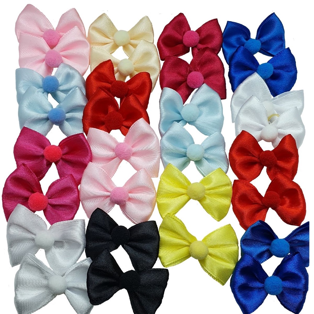 Laço Pet Pompom Lacinho Cachorro Gato Banho E Tosa em Oferta na Shopee