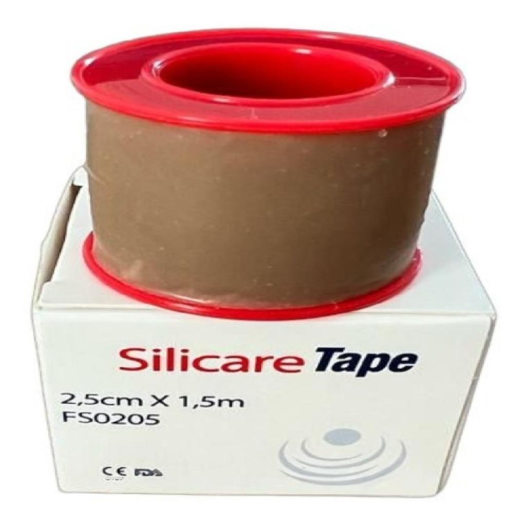 Fita De Silicone Cirurgica Cicatriz Adesiva Quelóide 2,5Cm X 1,5M Silicare Tape