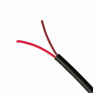 Rolo 50 Metros Cabo Manga 2 Vias 26AWG Preto sem Blindagem em Oferta na Shopee