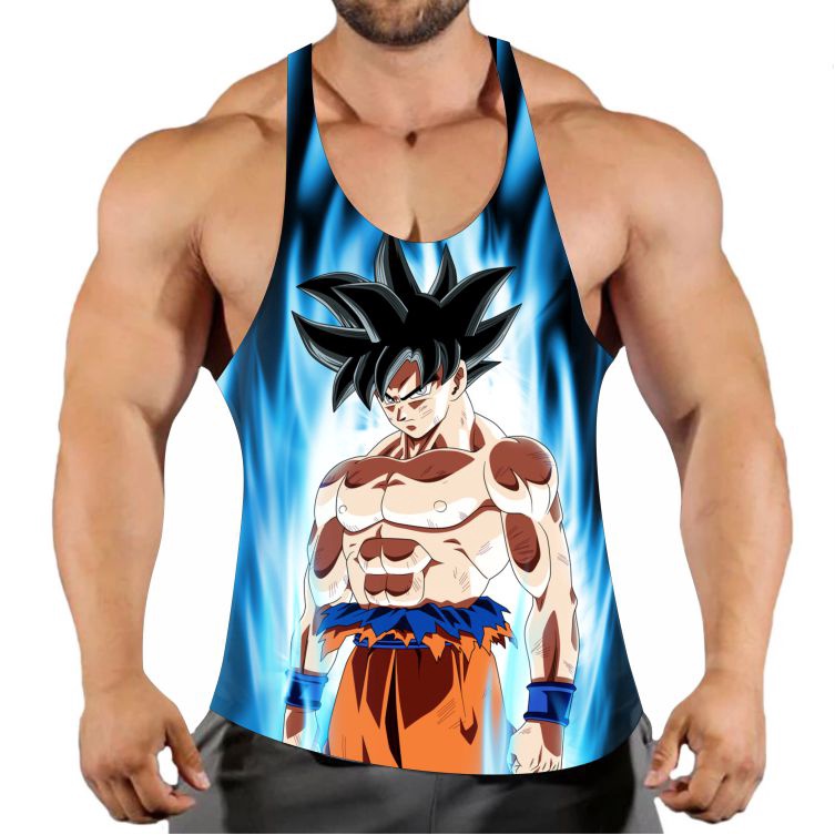 Regata Super Cavada Treino Heróis Dragon Ball Musculação