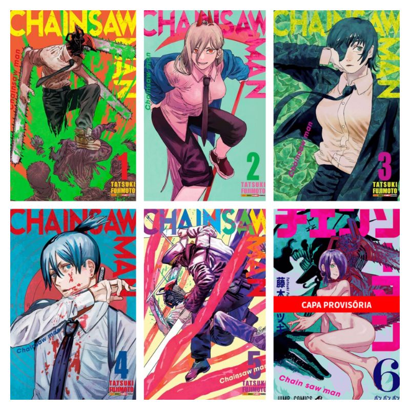 ChainSaw Man Volumes complete sua coleção volume avulsos PANINI