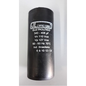 Capacitor De Partida Eletrolítico 340-408uf 110vca Marca Jl