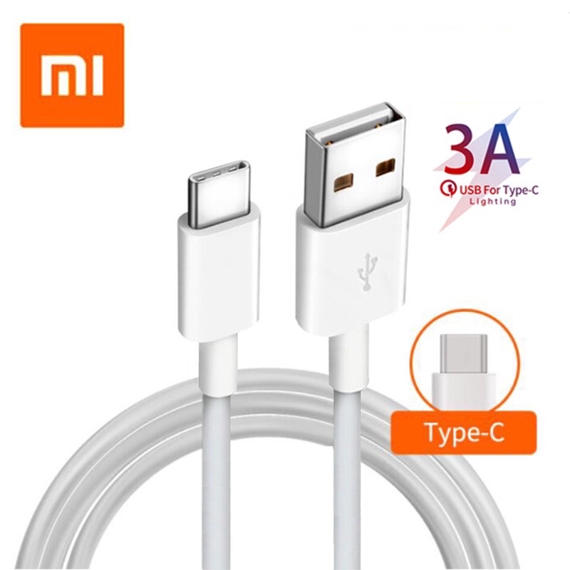 Cable USB-C Trenzado Para Xiaomi Redmi Note 7 Al 11 Pro - Cargador Y Datos Rápido, Longitudes De 1m, 2m, 3m