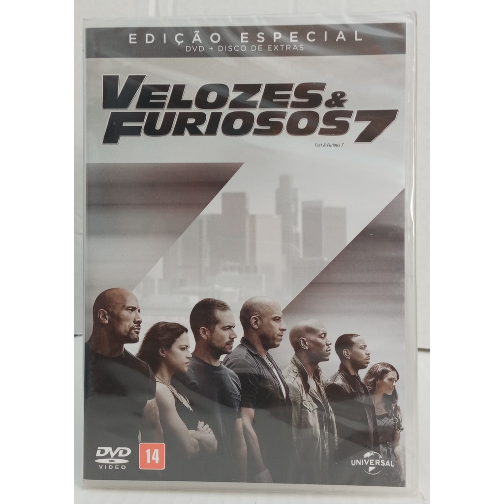 Dvd Velozes e Furiosos 7 - Edição Especial - 2 Discos (Novo/Original/Lacrado)